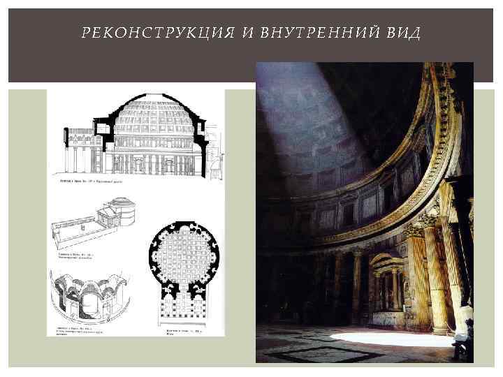 РЕКОНСТРУКЦИЯ И ВНУТРЕННИЙ ВИД 