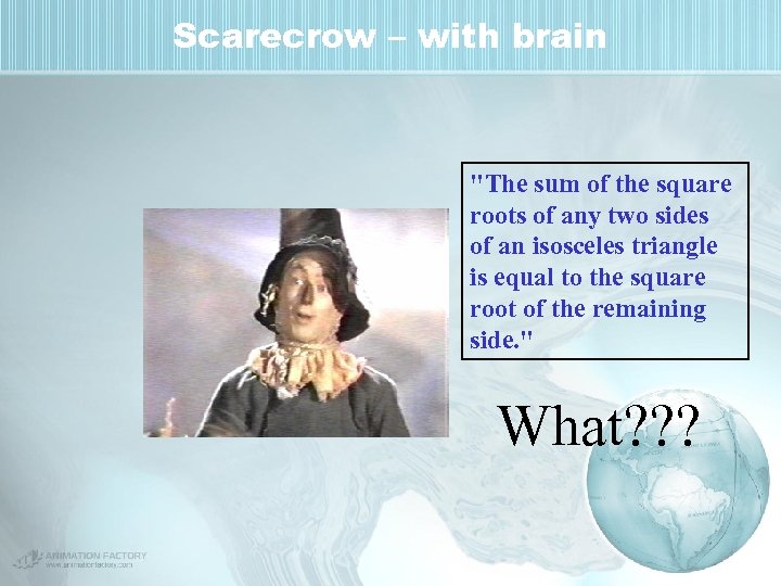 Scarecrow – with brain 