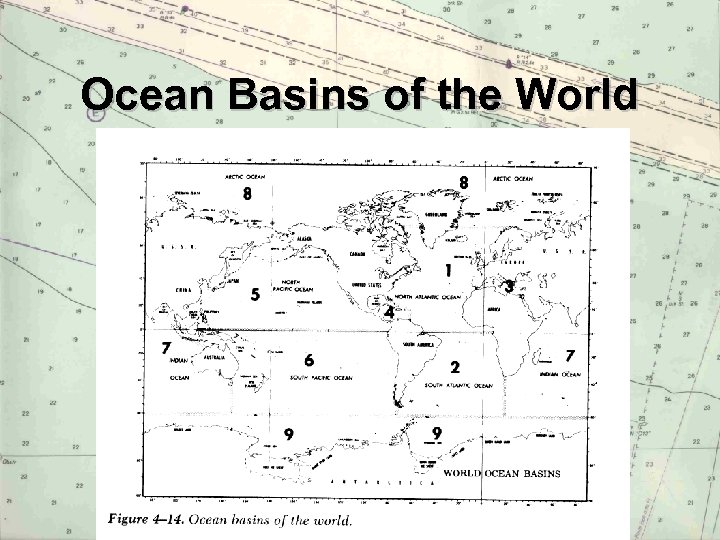 Ocean Basins of the World 