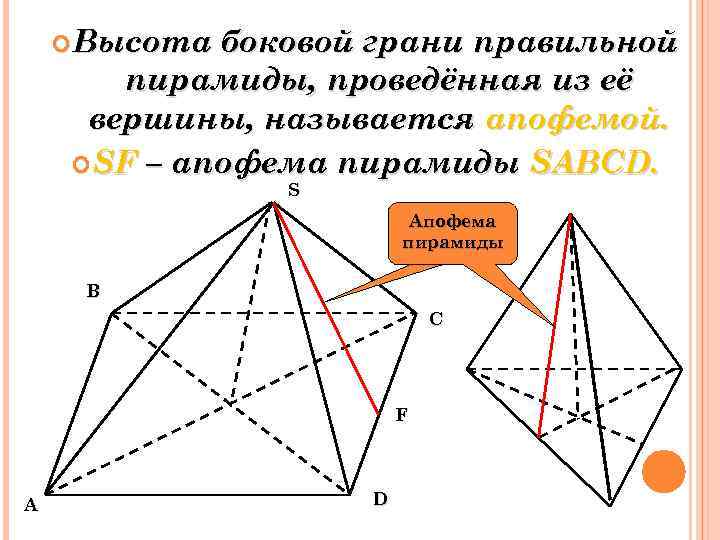 Апофема пирамиды