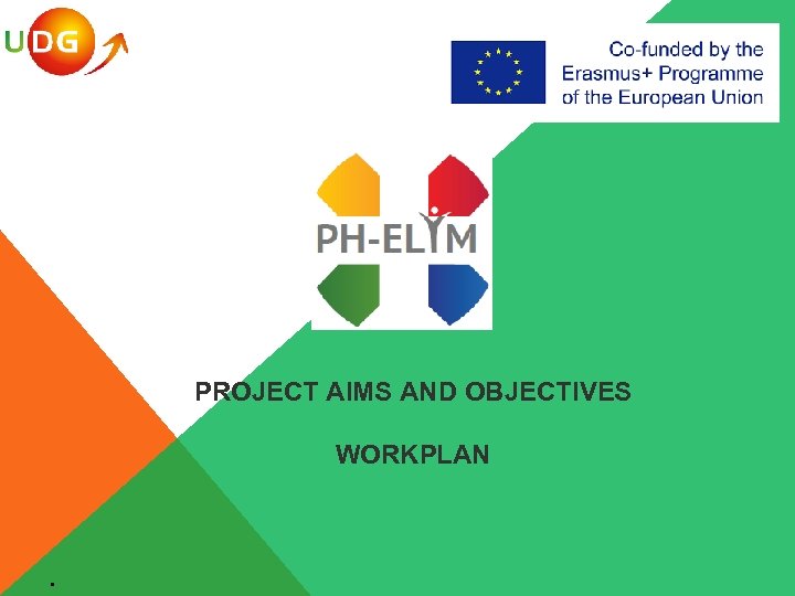 PROJECT AIMS AND OBJECTIVES WORKPLAN . 