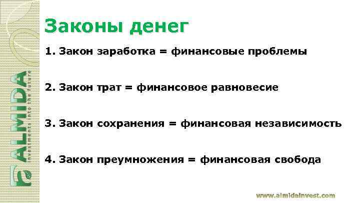 Денежные средства практика. Законы денег. Основные законы денег. 60 Законов денег. 5 Законов денег.