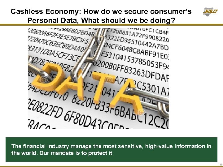 Cashless Economy: How do we secure consumer’s Personal Data, What should we be doing?