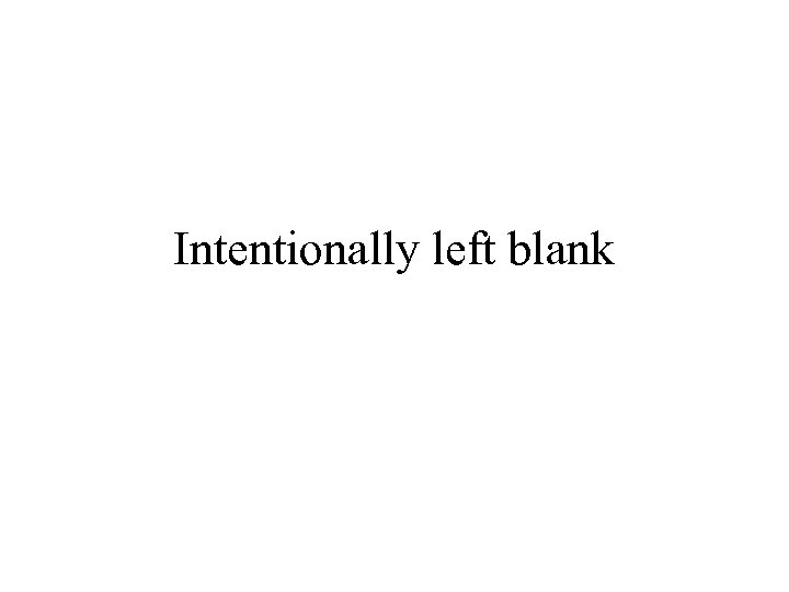 Intentionally left blank 