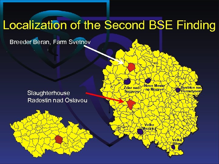 Localization of the Second BSE Finding Breeder Beran, Farm Svetnov Slaughterhouse Radostin nad Oslavou