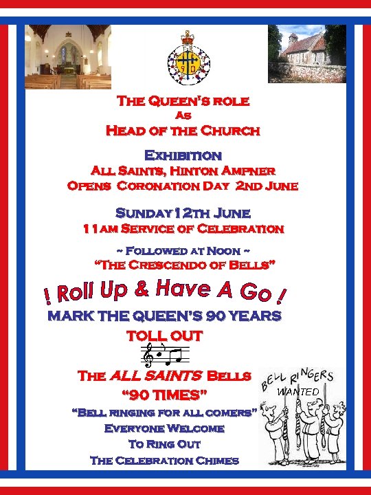 The Queen's role As Head of the Church Exhibition All Saints, Hinton Ampner Opens