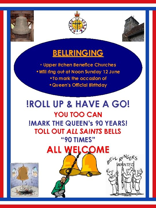 BELLRINGING • Upper Itchen Benefice Churches • Will ring out at Noon Sunday 12