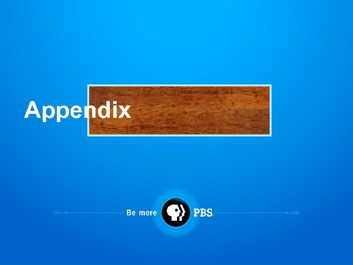 Appendix 