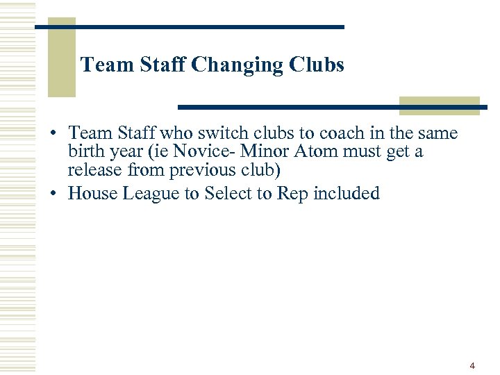 Team Staff Changing Clubs • Team Staff who switch clubs to coach in the