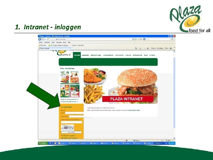 1. Intranet - inloggen 