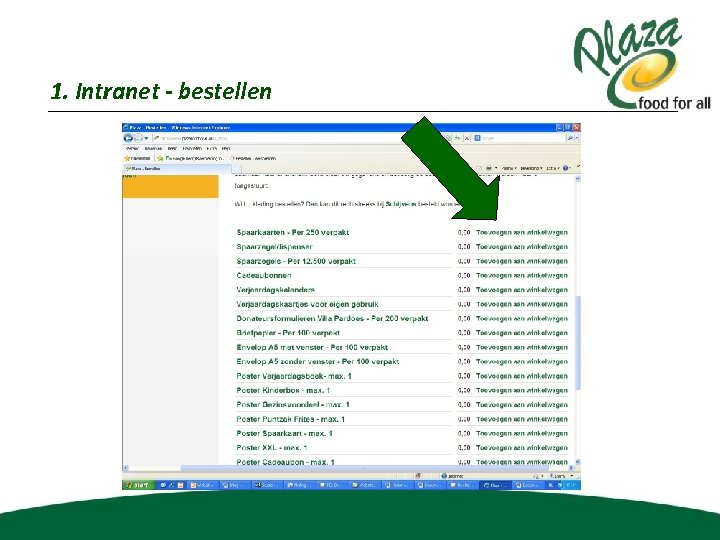 1. Intranet - bestellen 