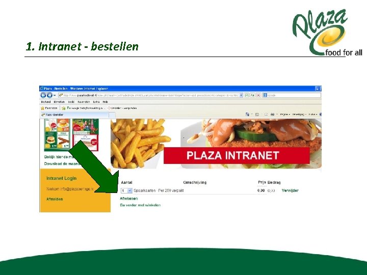 1. Intranet - bestellen 