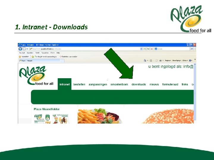 1. Intranet - Downloads 
