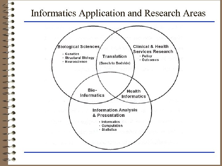 Informatics Application and Research Areas 