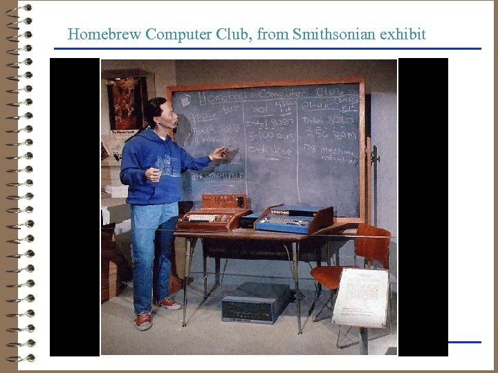 Homebrew Computer Club, from Smithsonian exhibit 