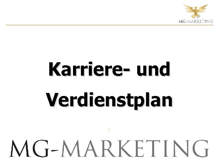 Karriere- und Verdienstplan 