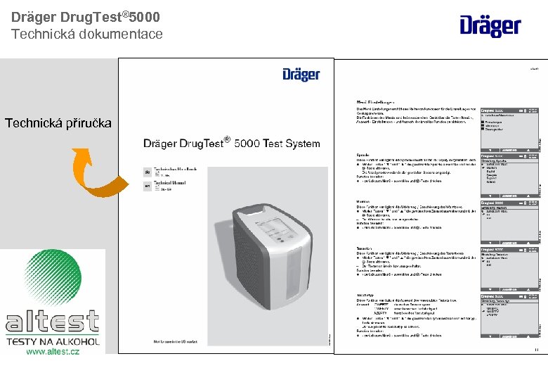 Dräger Drug. Test® 5000 Technická dokumentace Technická příručka 