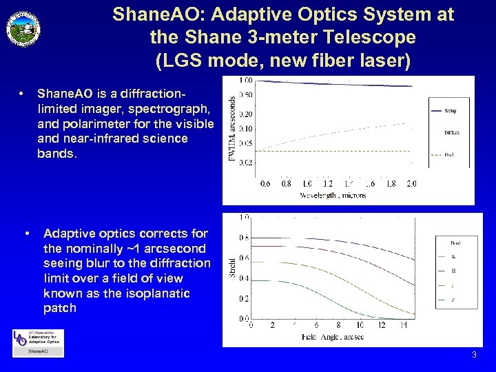 Shane. AO: Adaptive Optics System at the Shane 3 -meter Telescope (LGS mode, new