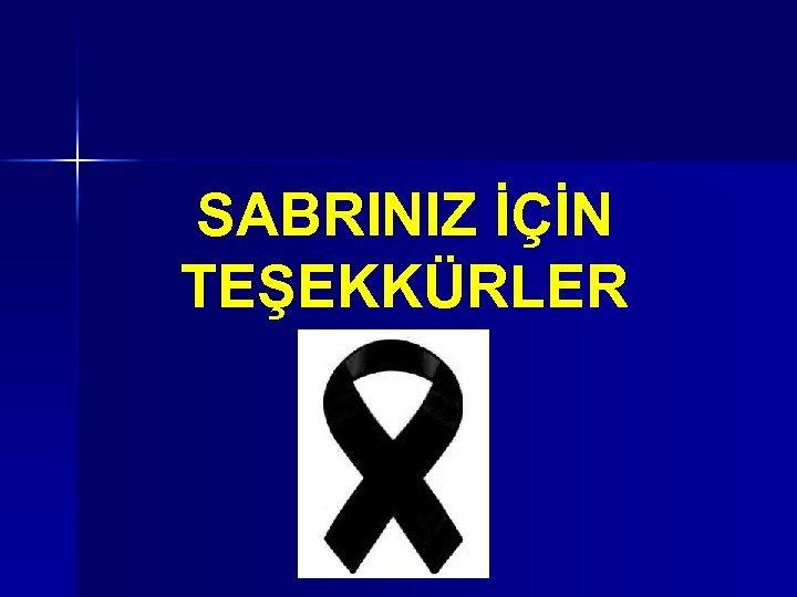 SABRINIZ İÇİN TEŞEKKÜRLER 