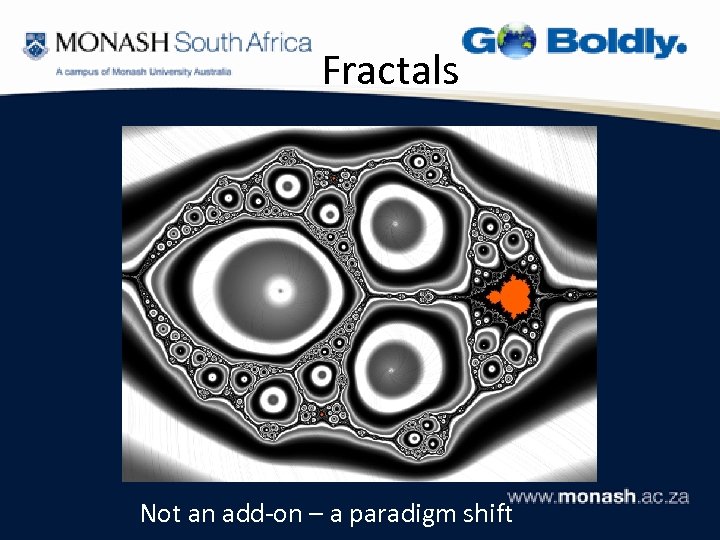 Fractals Not an add-on – a paradigm shift 