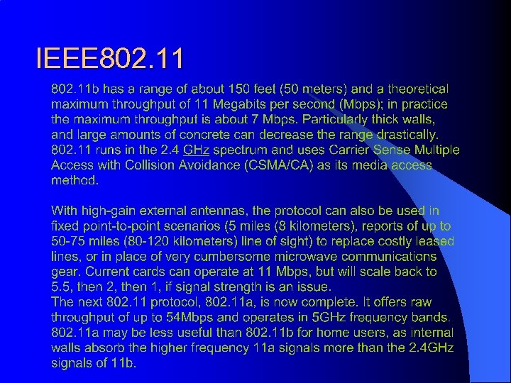 IEEE 802. 11 