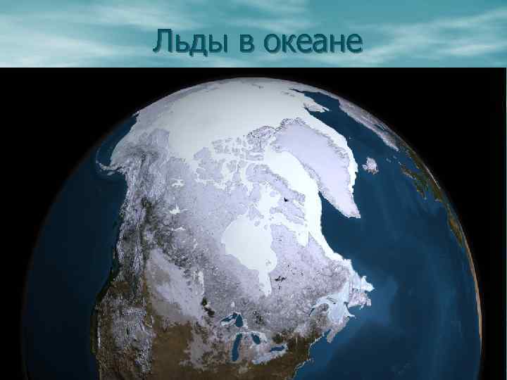 Льды в океане 