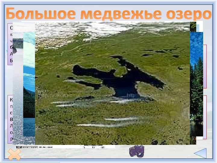 Большое медвежье озеро Озеро на северо-западе Канады. S – 31, 3 тыс. км², наибольшая