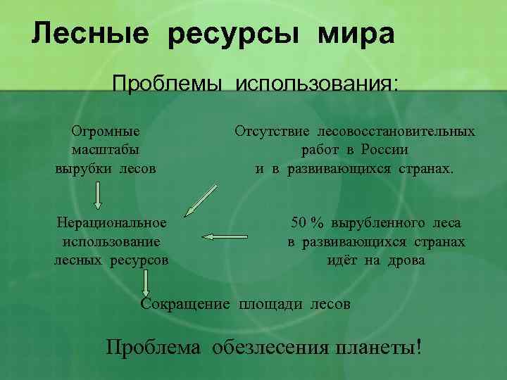 Природные ресурсы мира презентация 10 класс