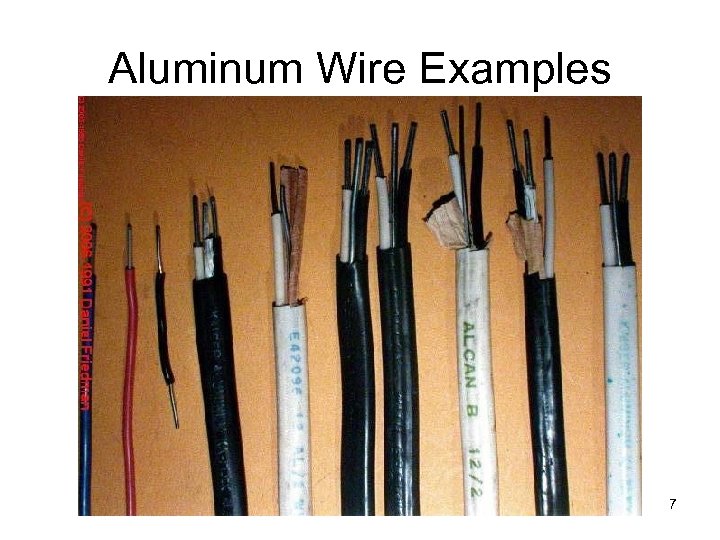 Aluminum Wire Examples 7 