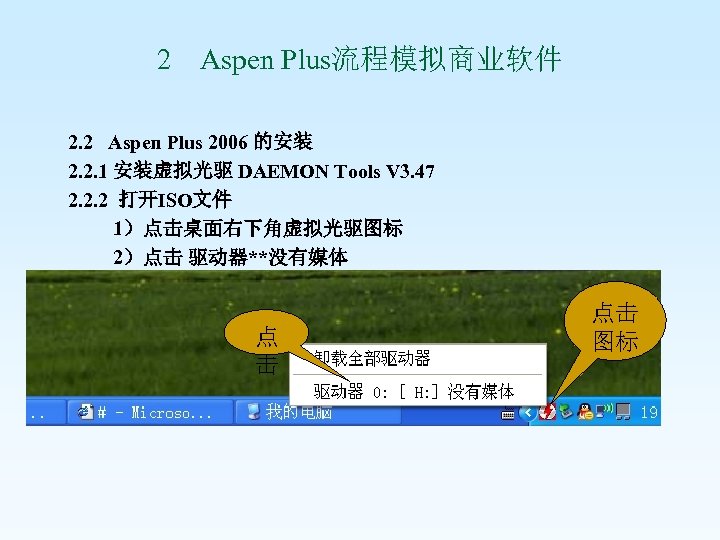 2 Aspen Plus流程模拟商业软件 2. 2 Aspen Plus 2006 的安装 2. 2. 1 安装虚拟光驱 DAEMON