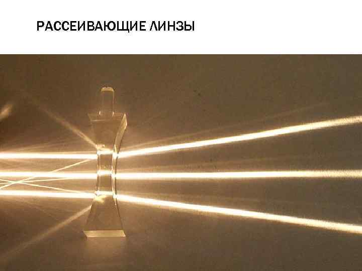 РАССЕИВАЮЩИЕ ЛИНЗЫ 