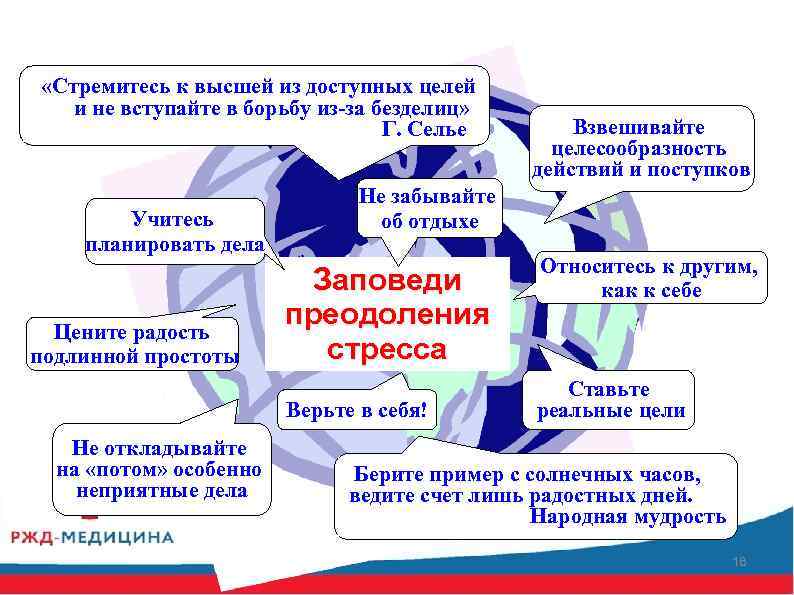  «Стремитесь к высшей из доступных целей и не вступайте в борьбу из-за безделиц»