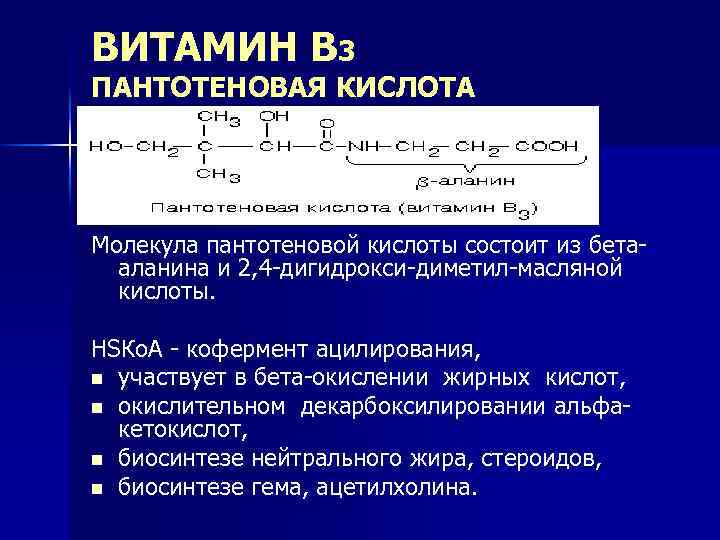 Бета окисление масляной кислоты схема и описание