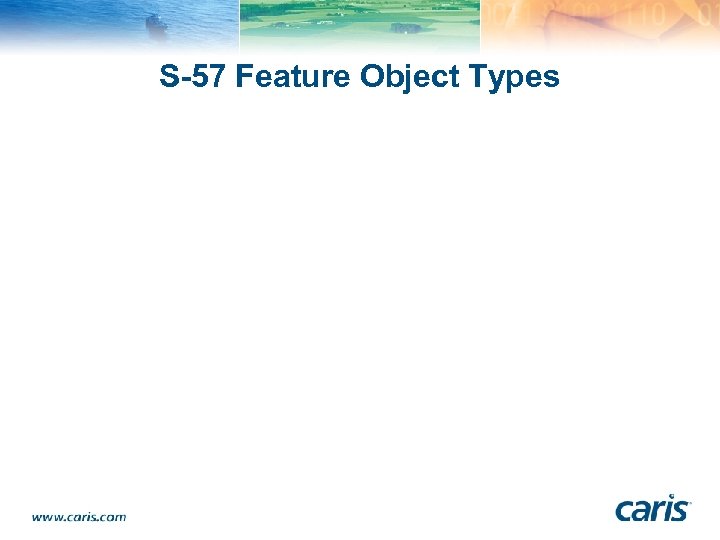 S-57 Feature Object Types 