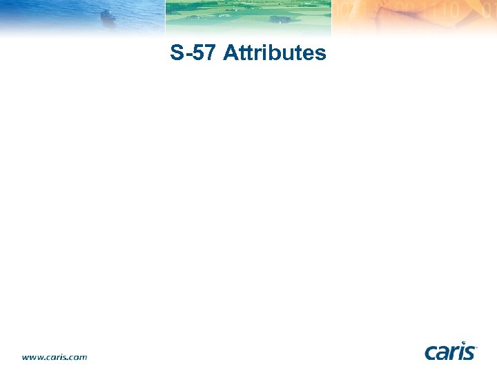 S-57 Attributes 