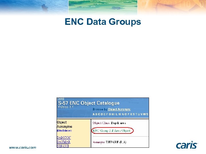 ENC Data Groups 