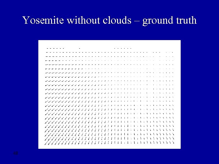 Yosemite without clouds – ground truth 48 