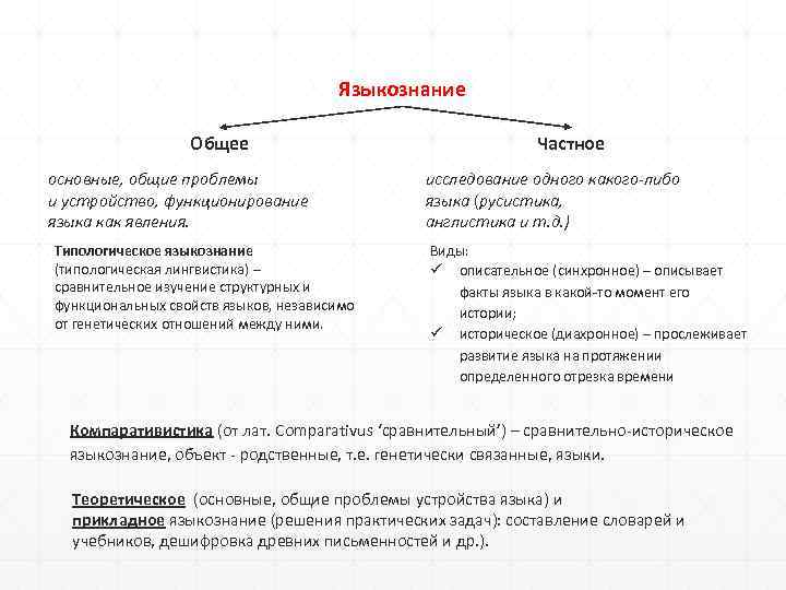 История развития языкознания