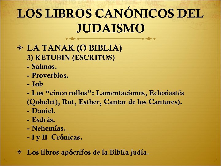 LOS LIBROS CANÓNICOS DEL JUDAISMO LA TANAK (O BIBLIA) 3) KETUBIN (ESCRITOS) - Salmos.