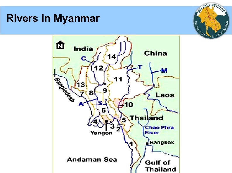 Rivers in Myanmar 