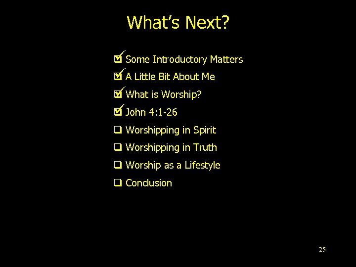 What’s Next? q Some Introductory Matters q A Little Bit About Me q What