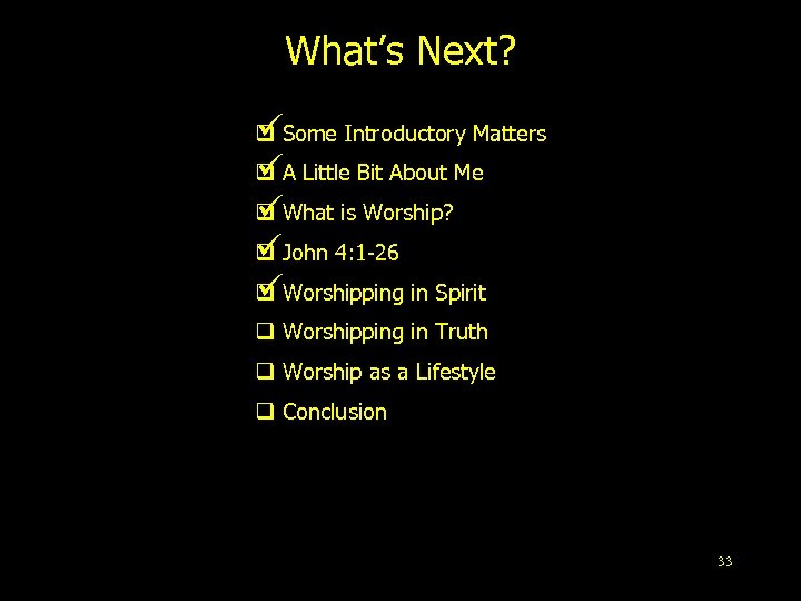 What’s Next? q Some Introductory Matters q A Little Bit About Me q What