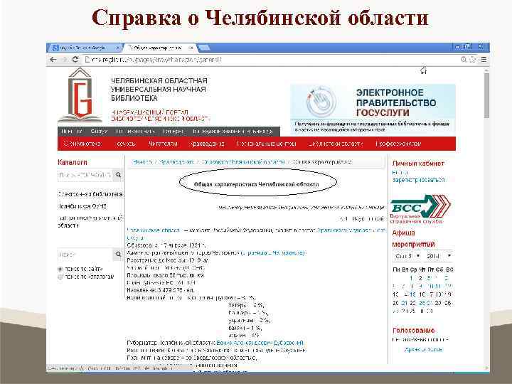 Справка о Челябинской области 