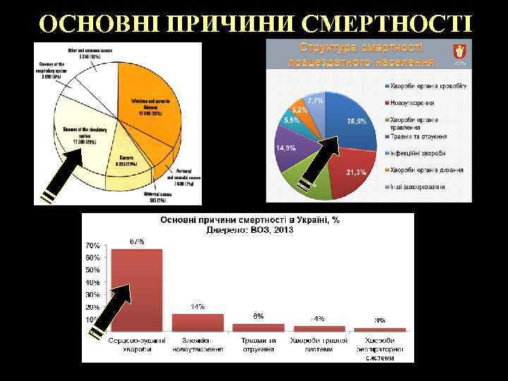 ОСНОВНІ ПРИЧИНИ СМЕРТНОСТІ 