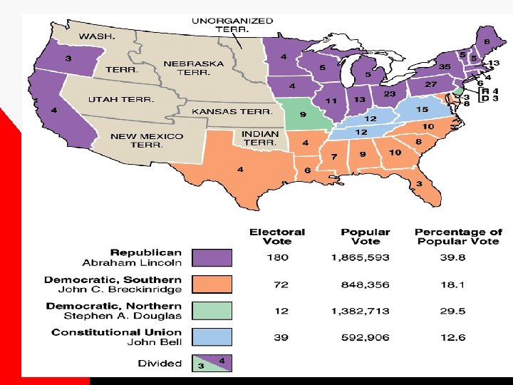 1860 Election Results 