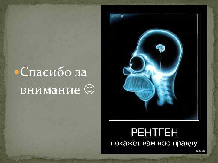  Спасибо за внимание 