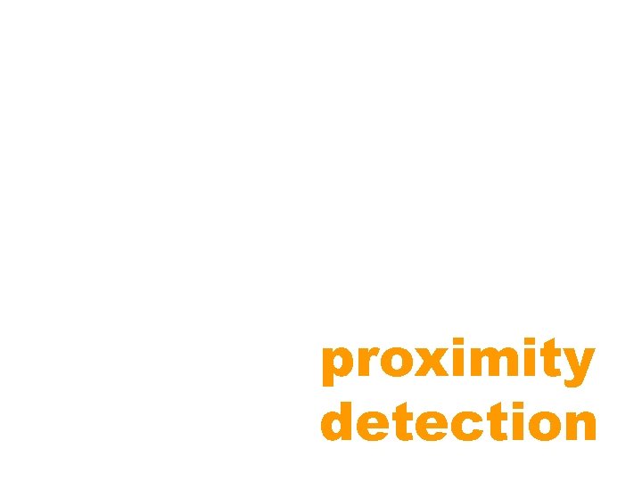 proximity detection 