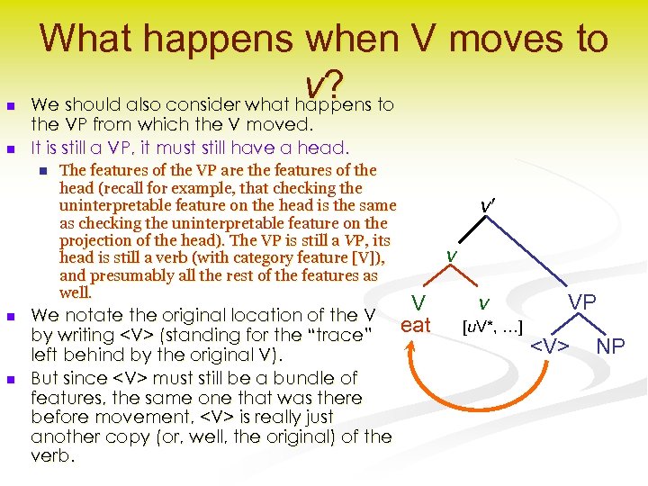 n n What happens when V moves to v? We should also consider what