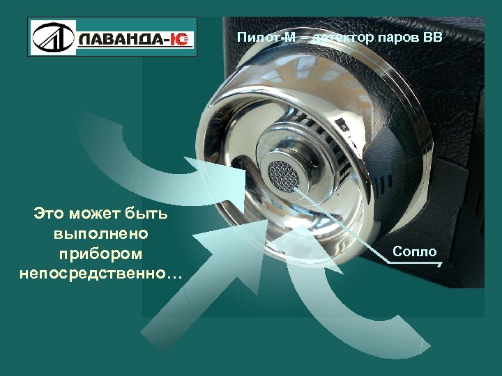 Пилот-М – детектор паров ВВ Это может быть выполнено прибором непосредственно… Сопло 