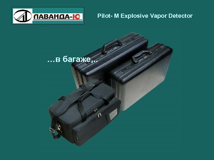 Pilot- M Explosive Vapor Detector …в багаже, . . 